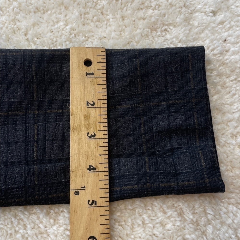 Calvin Klein Womens Pull On Stretch Charcoal Plaid Skinny Pants Sz 2 - Picture 6 of 10